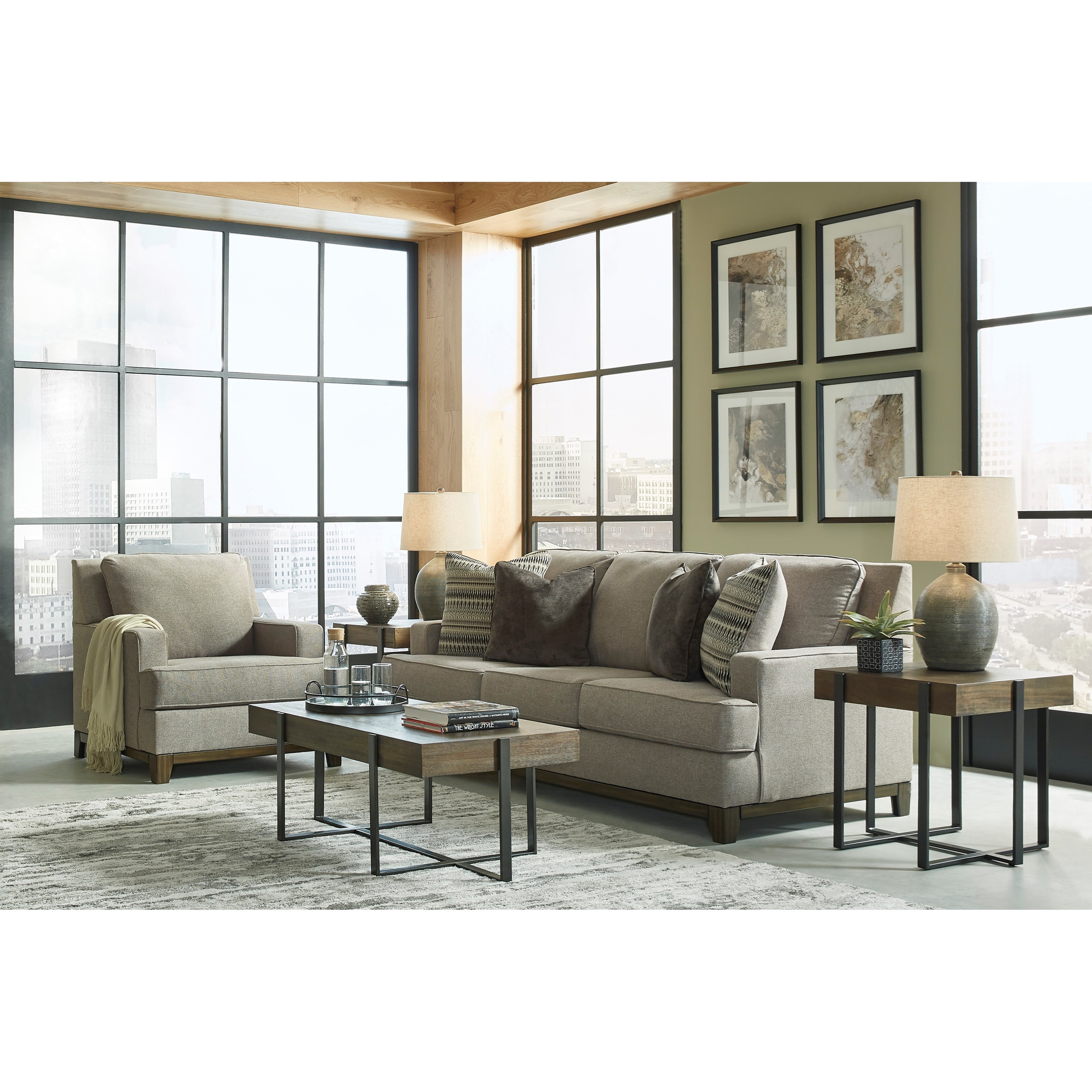 Signature design by ashley store hollynyx living room table set